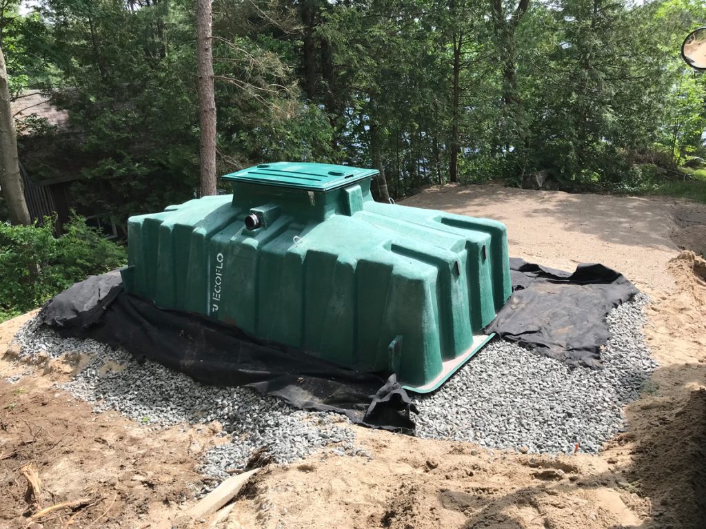 eco flow septic installation